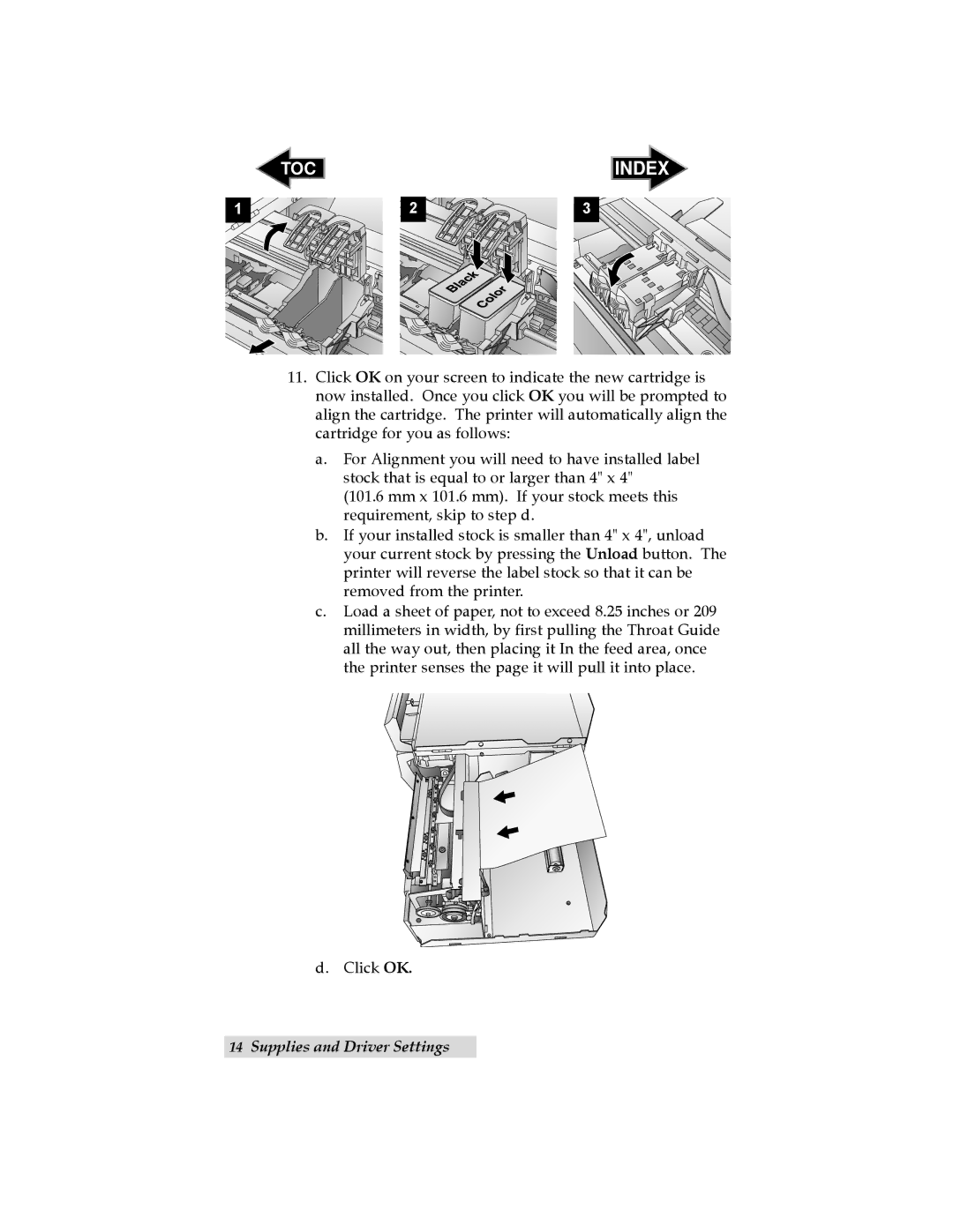 Primera Technology LX 810 user manual TOC Index 