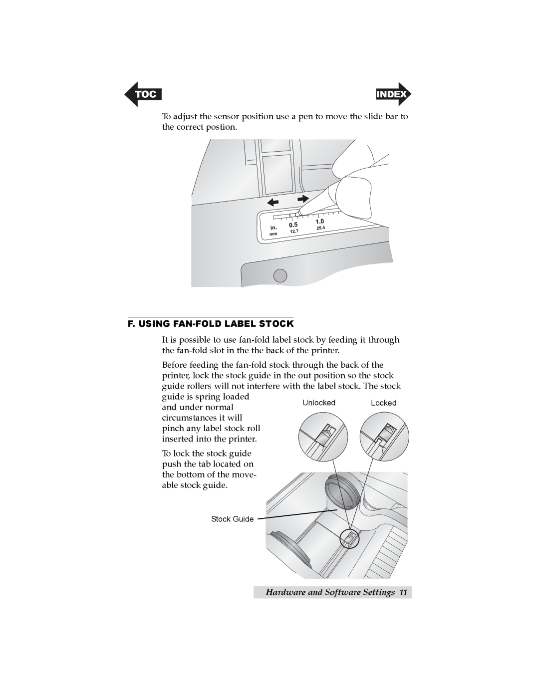 Primera Technology LX200 user manual Using FAN-FOLD Label Stock 