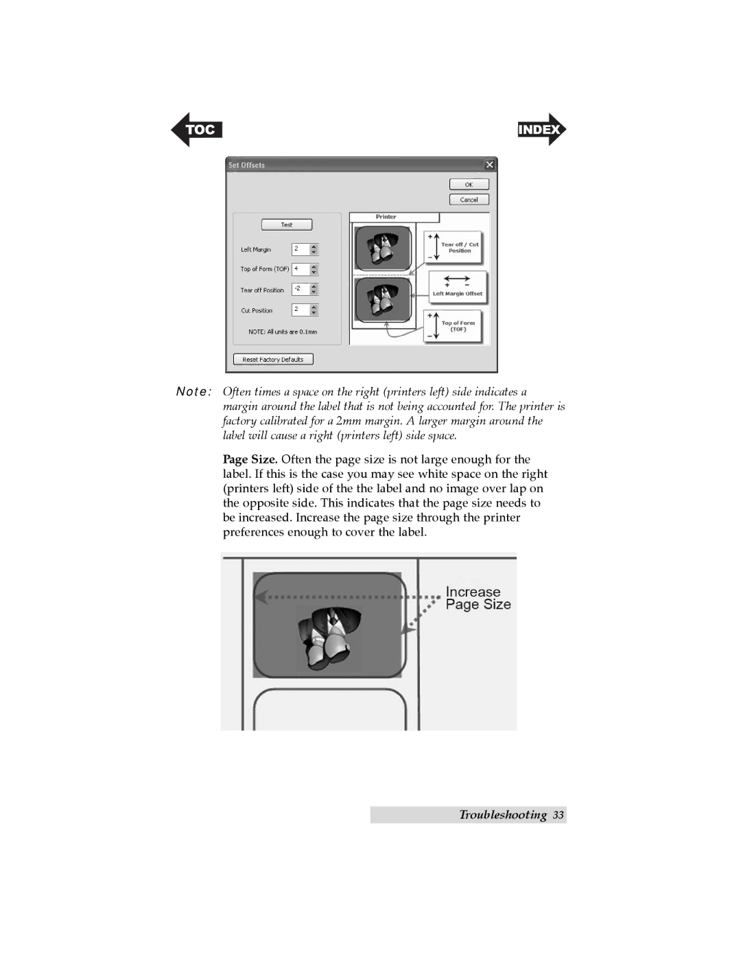 Primera Technology LX200 user manual Toc 