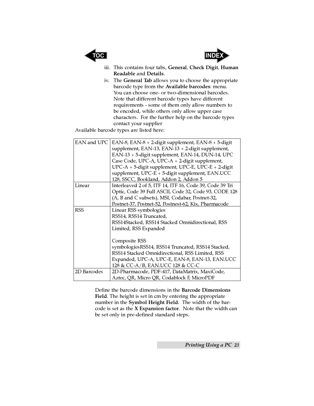 Primera Technology LX400 user manual Rss 