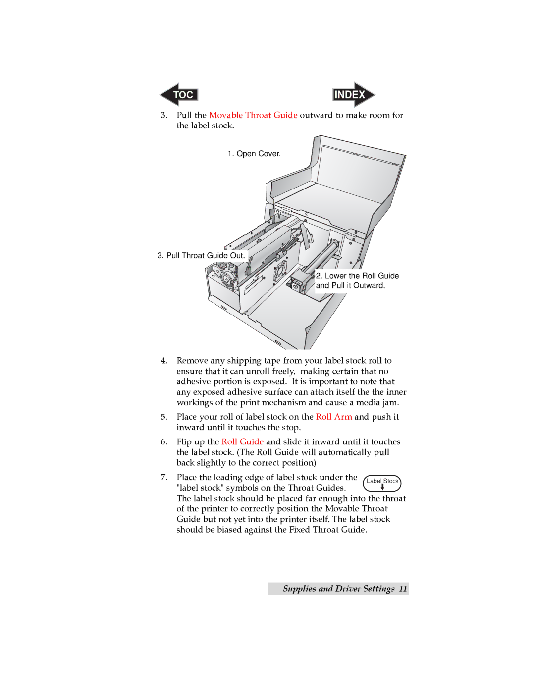 Primera Technology LX810 user manual TOC Index 