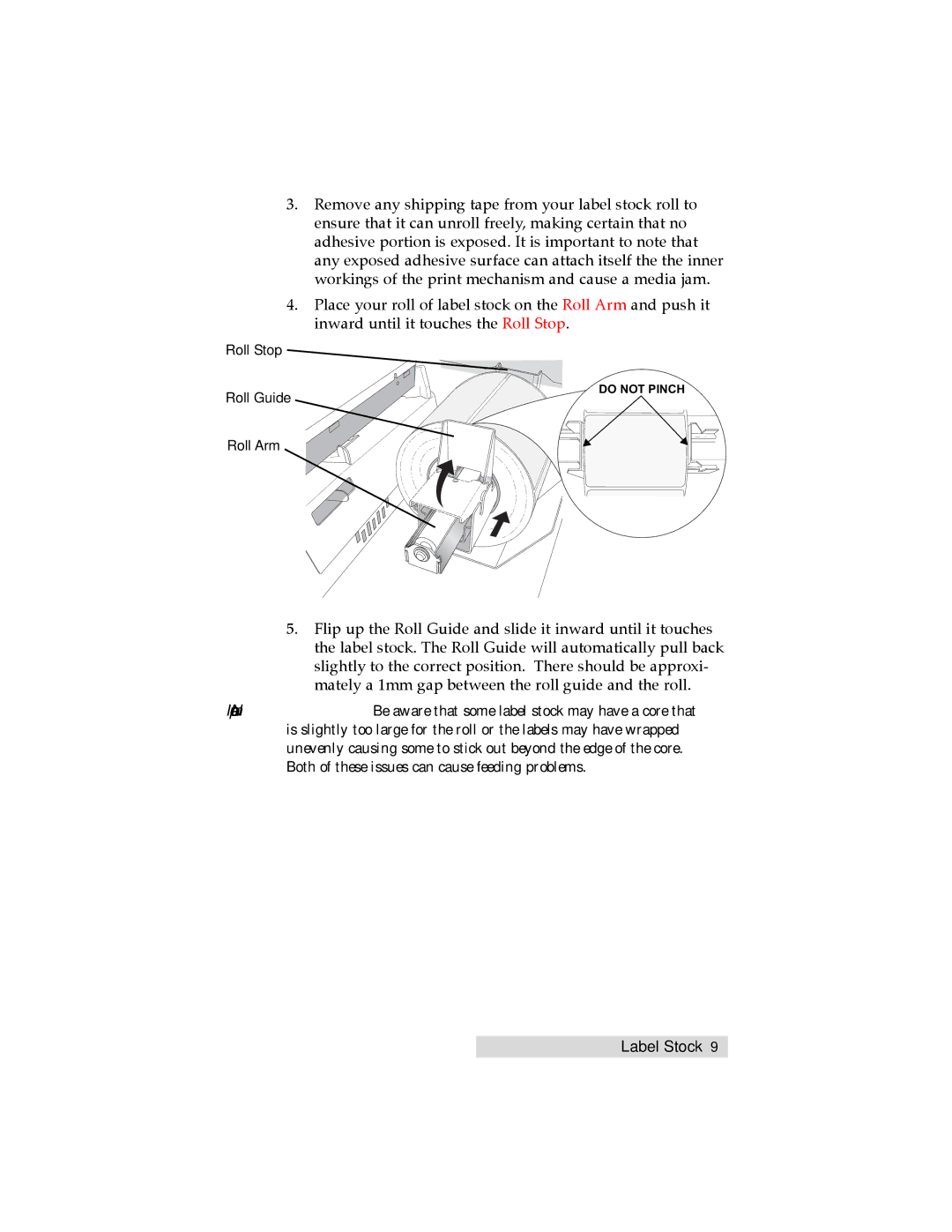 Primera Technology LX900 user manual Roll Guide 