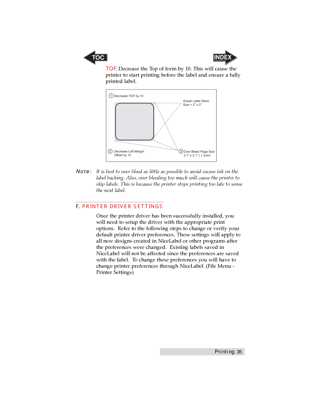 Primera Technology LX900 user manual Printer Driver Settings 