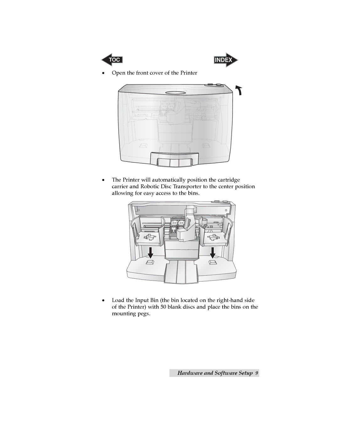 Primera Technology Optical Disc Printing System user manual Index 