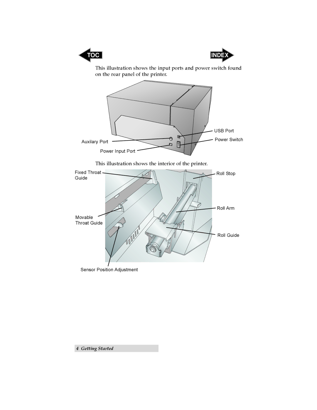 Primera Technology RX900 user manual This illustration shows the interior of the printer 