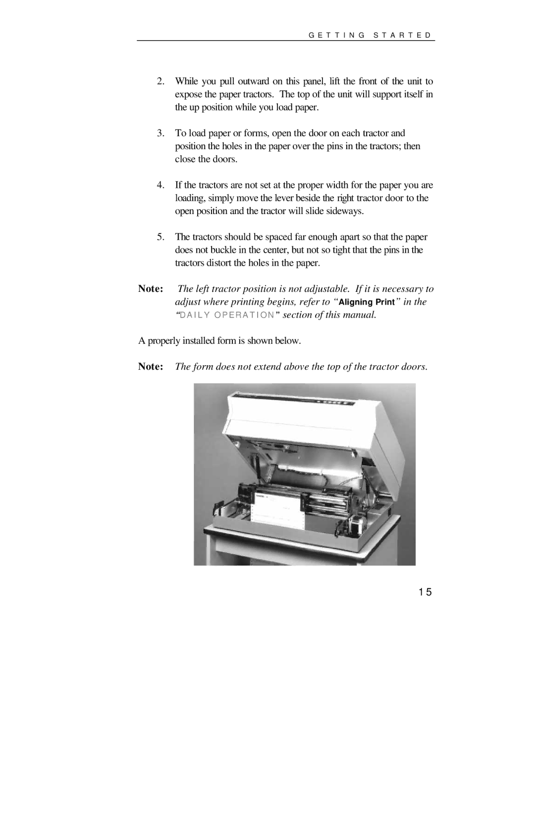 Printek 4000se manual T T I N G S T a R T E D 