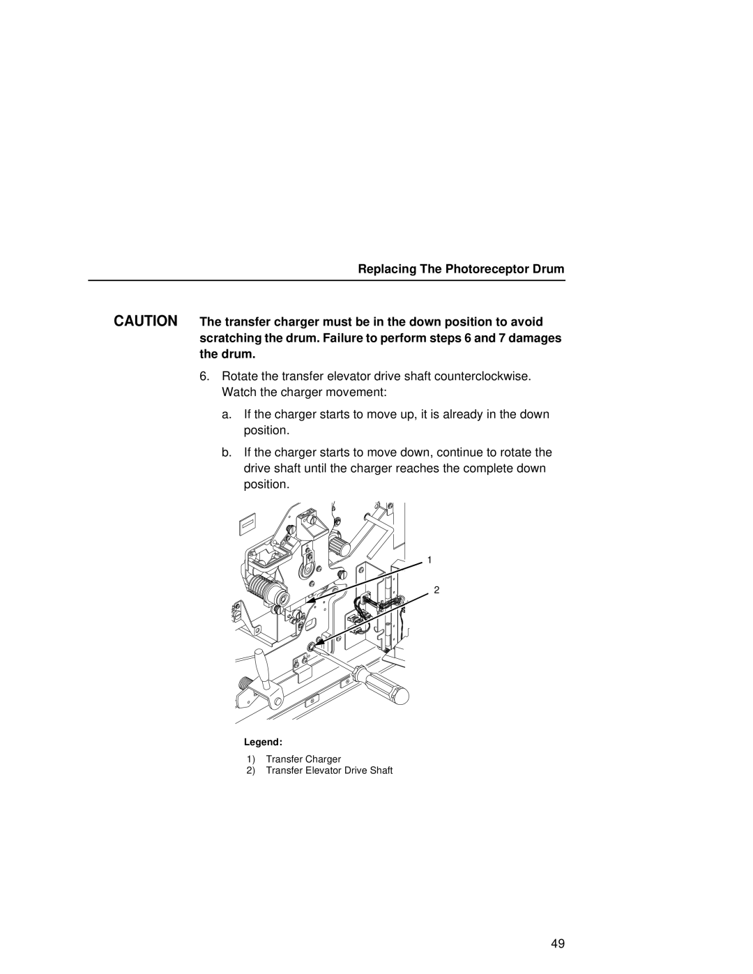 Printronix L5020 manual Replacing The Photoreceptor Drum 