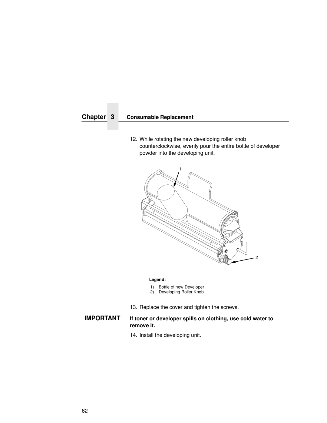 Printronix L5020 manual Replace the cover and tighten the screws 