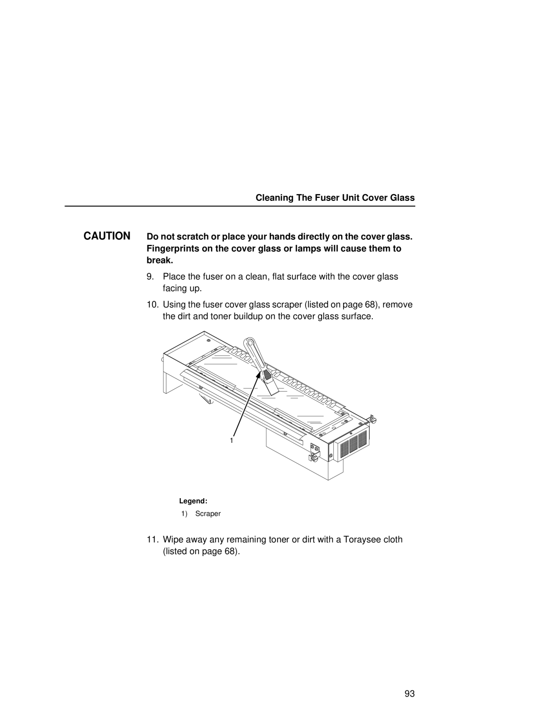 Printronix L5020 manual Scraper 