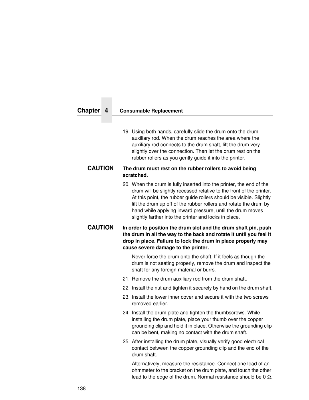 Printronix L5035 user manual Consumable Replacement 