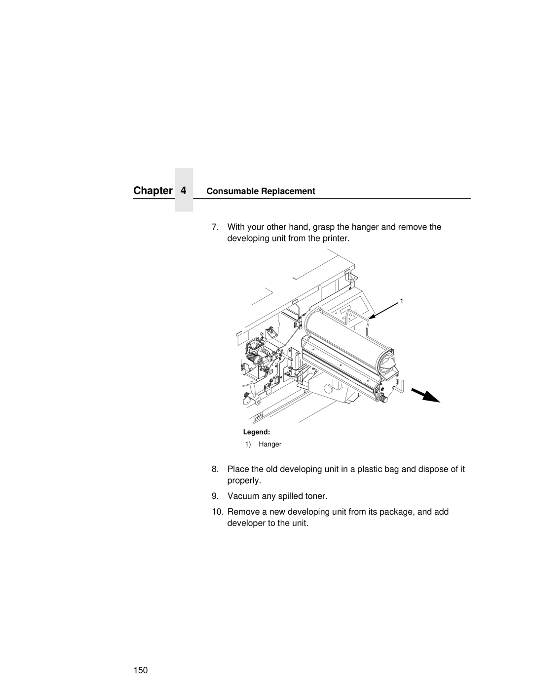 Printronix L5035 user manual Hanger 