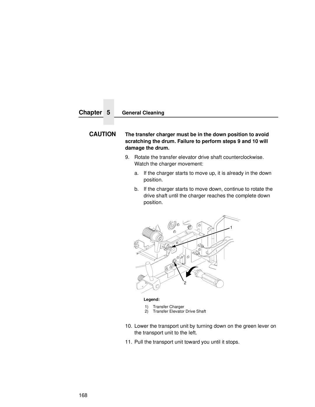 Printronix L5035 user manual Transfer Charger Transfer Elevator Drive Shaft 