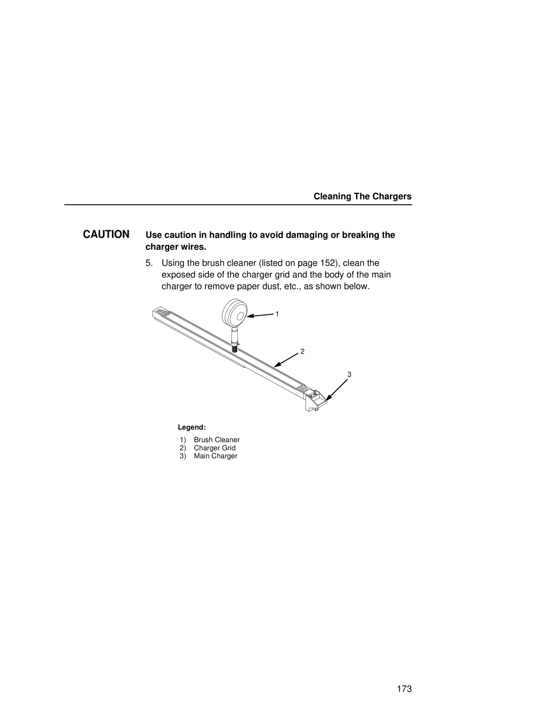 Printronix L5035 user manual Cleaning The Chargers 