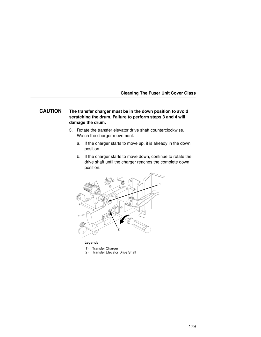 Printronix L5035 user manual Cleaning The Fuser Unit Cover Glass 