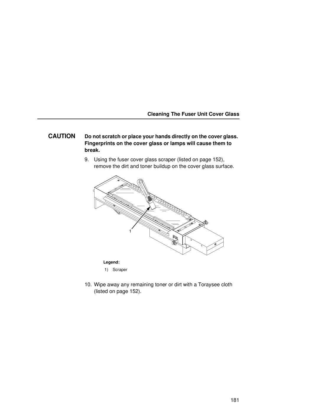 Printronix L5035 user manual Scraper 