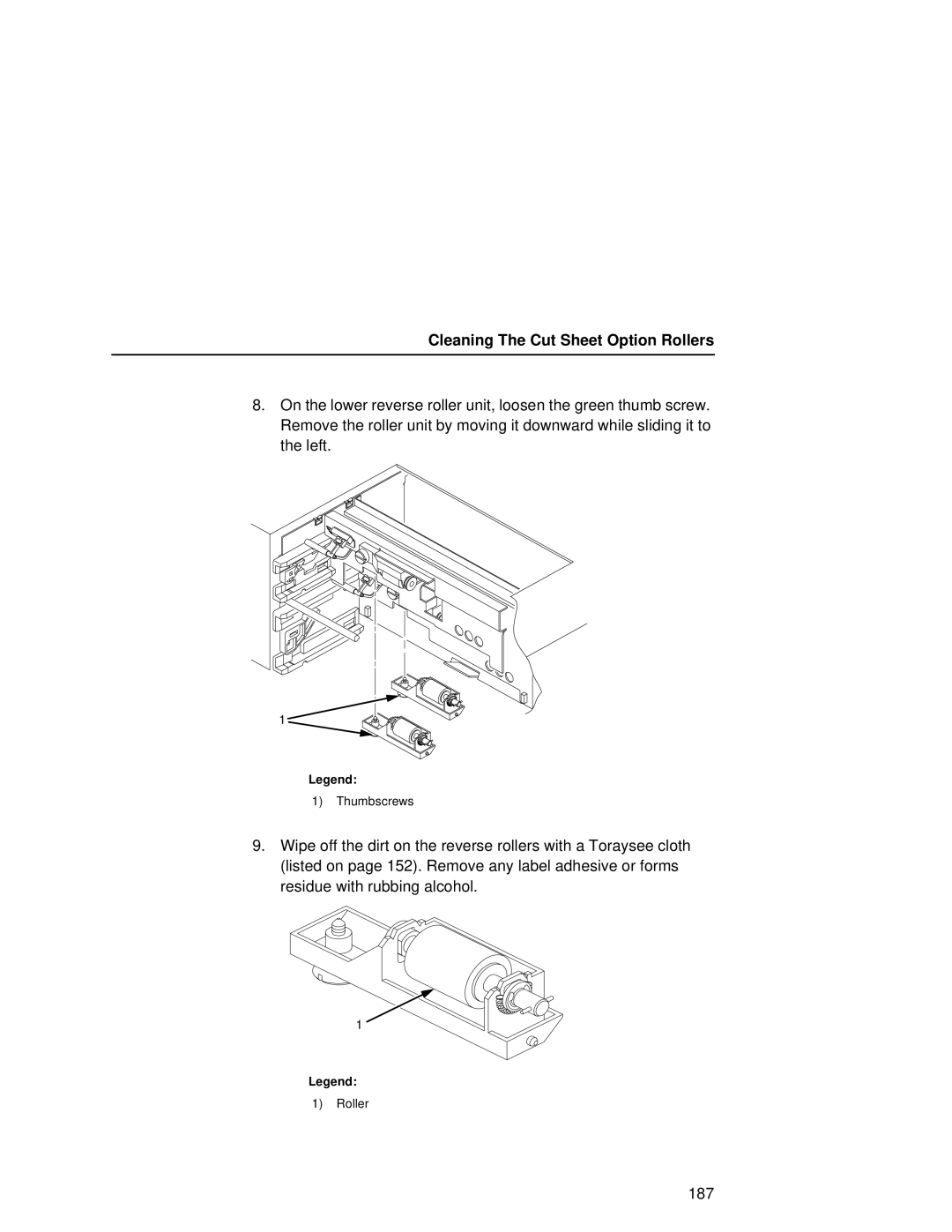 Printronix L5035 user manual 187 