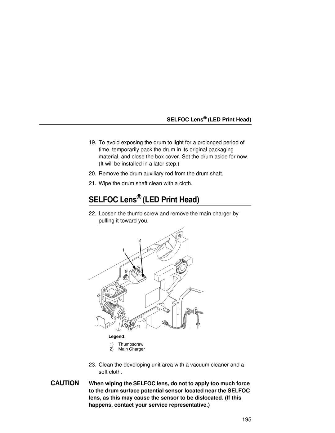 Printronix L5035 user manual Selfoc Lens LED Print Head 