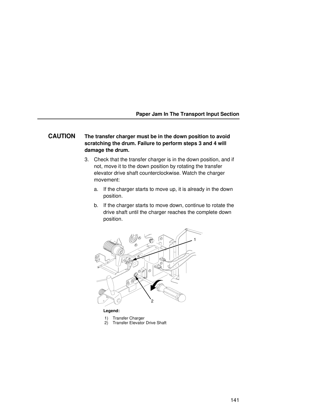 Printronix L5535 manual Paper Jam In The Transport Input Section 