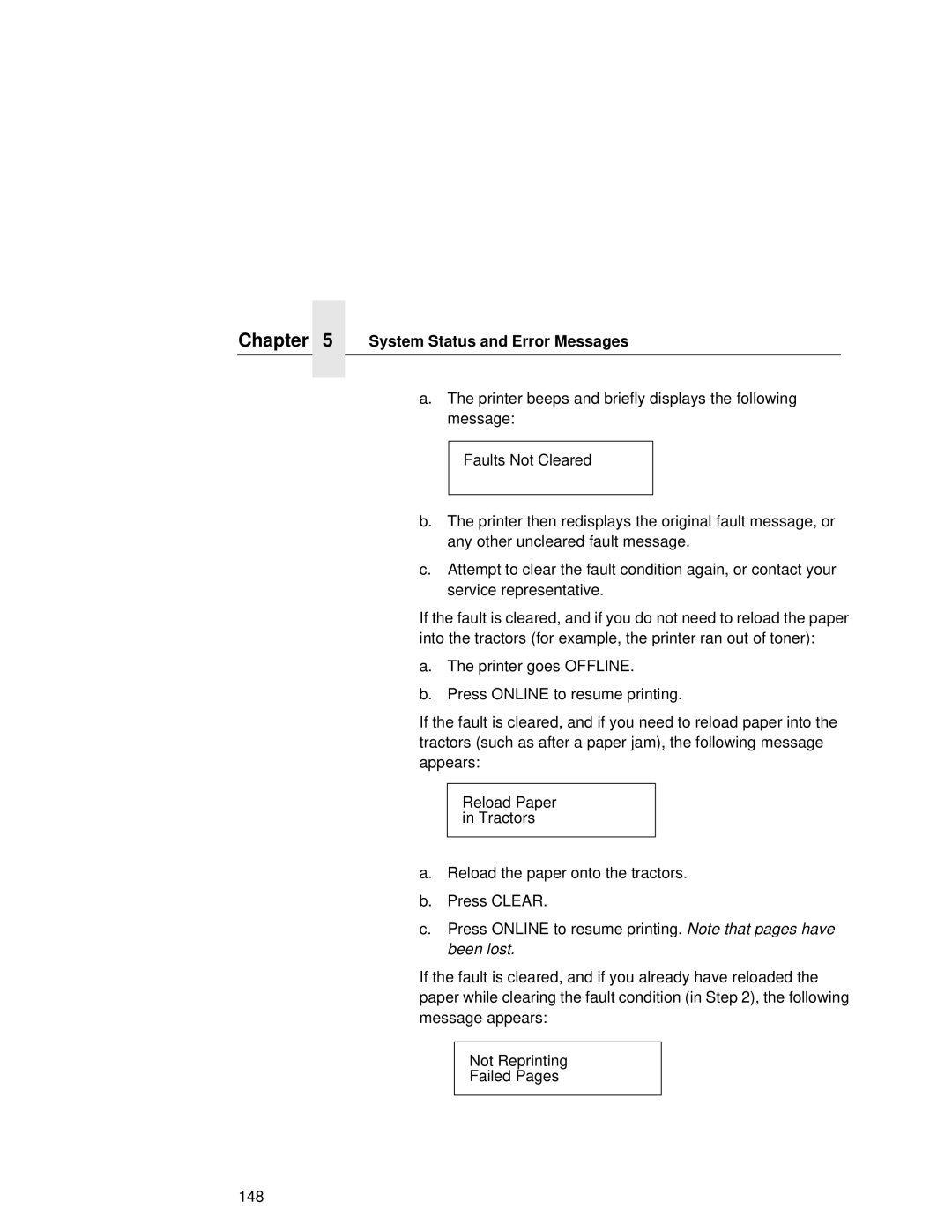 Printronix L5535 manual Chapter 