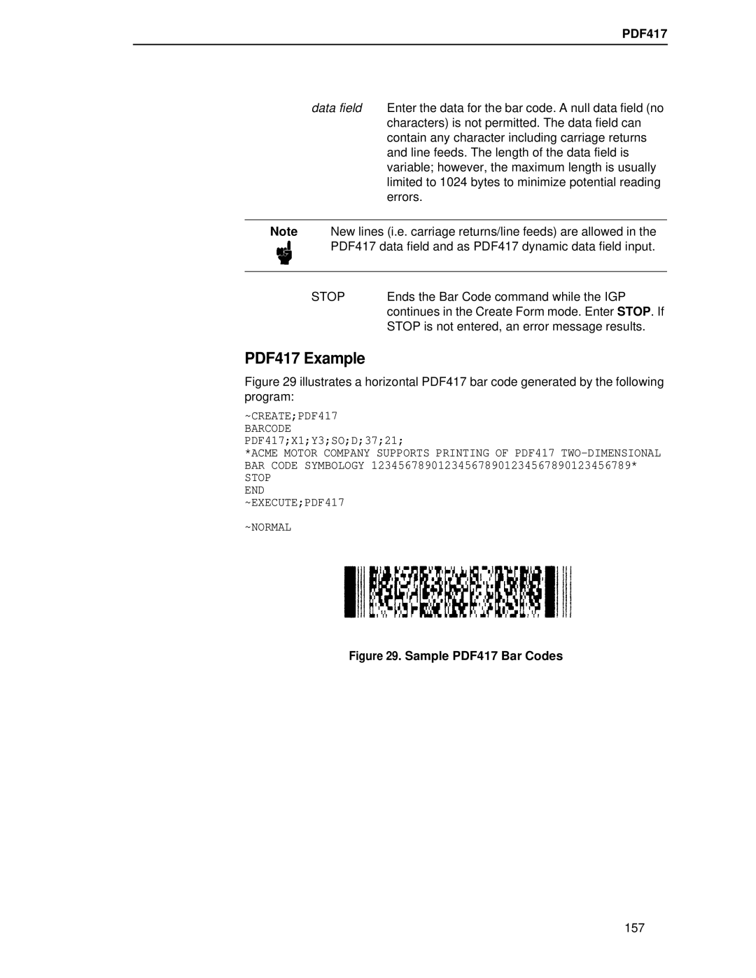 Printronix LQH-HWTM manual 157 