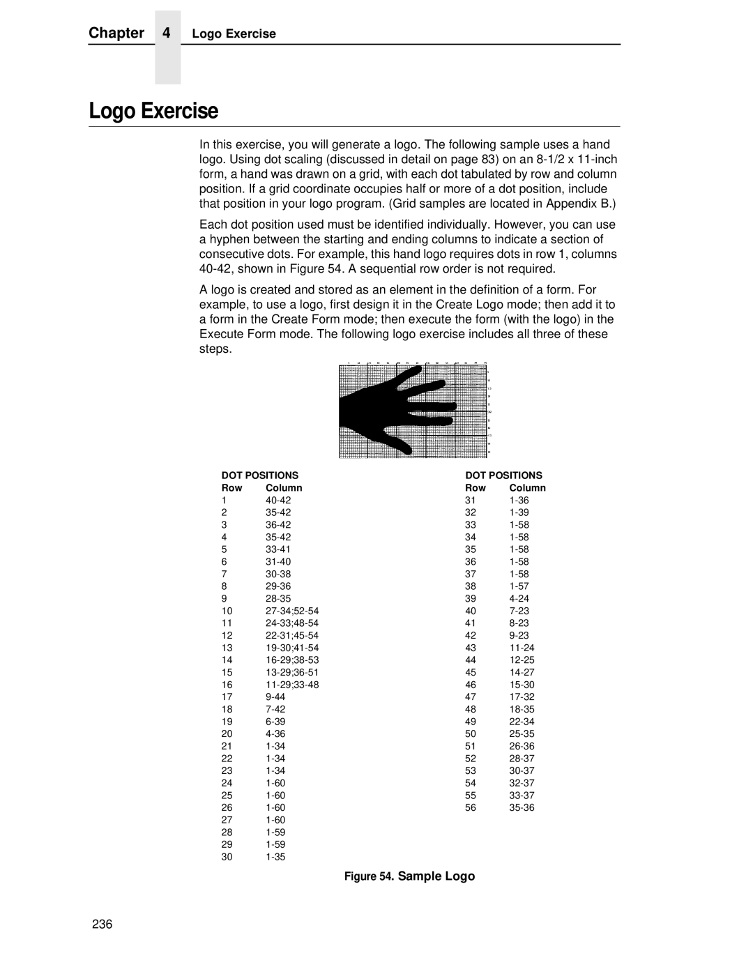 Printronix LQH-HWTM manual Logo Exercise 