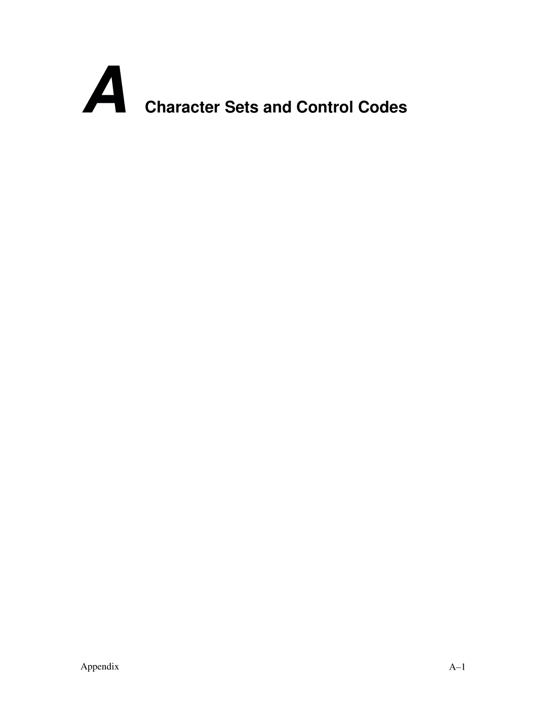 Printronix MVP Series user manual Character Sets and Control Codes 