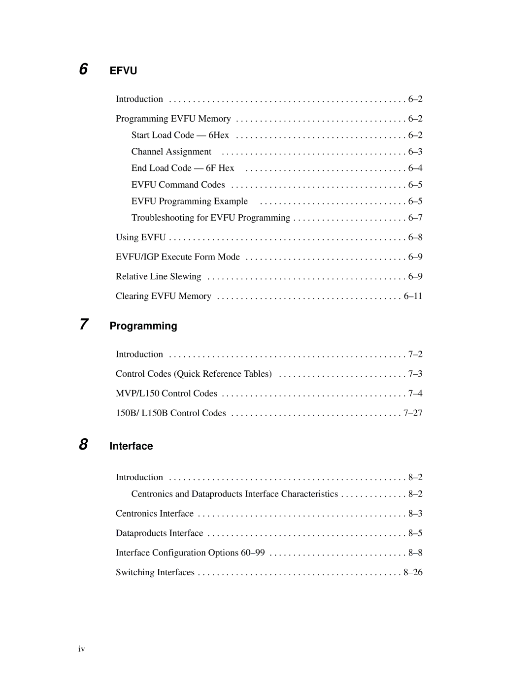 Printronix MVP Series user manual Programming, Interface 