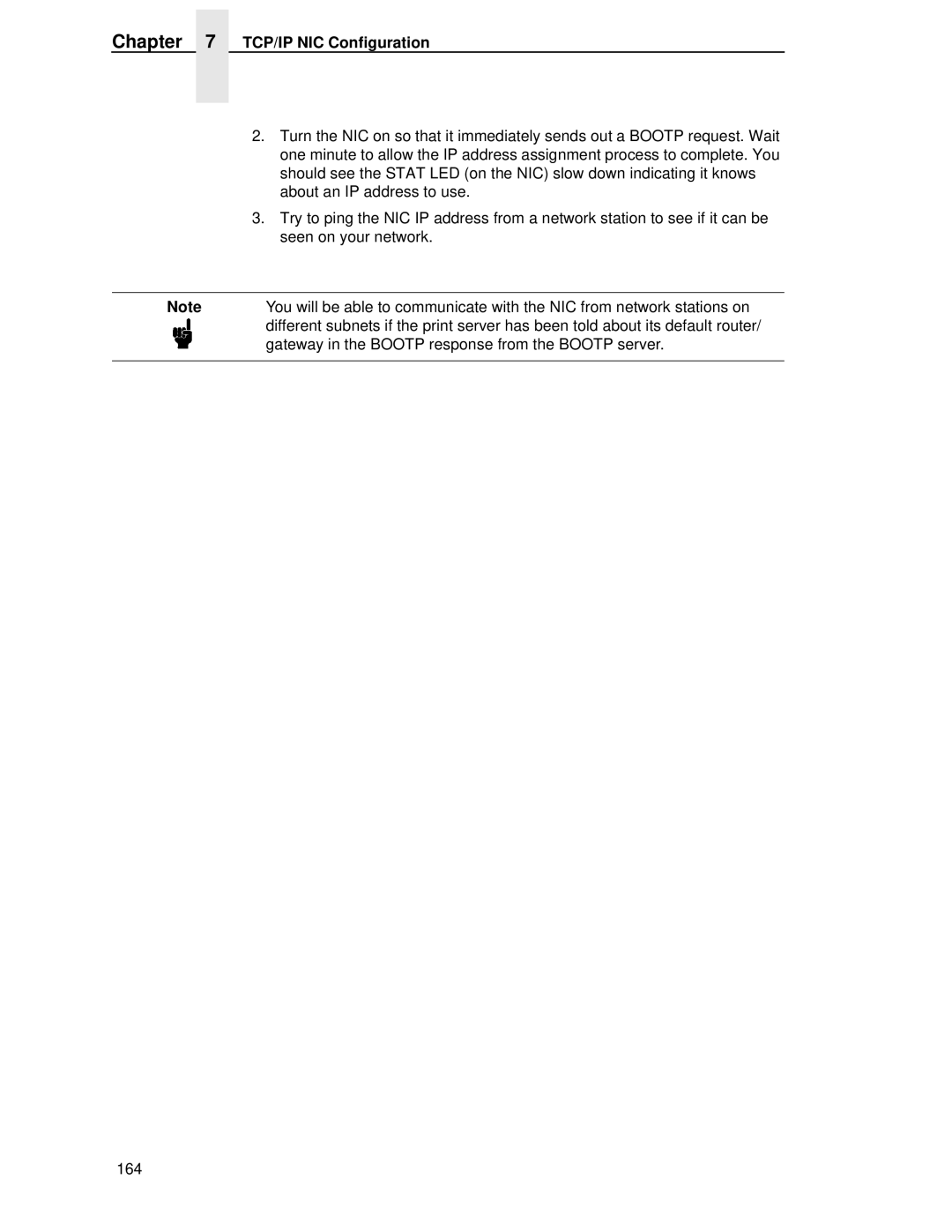 Printronix P5000LJ user manual TCP/IP NIC Configuration 