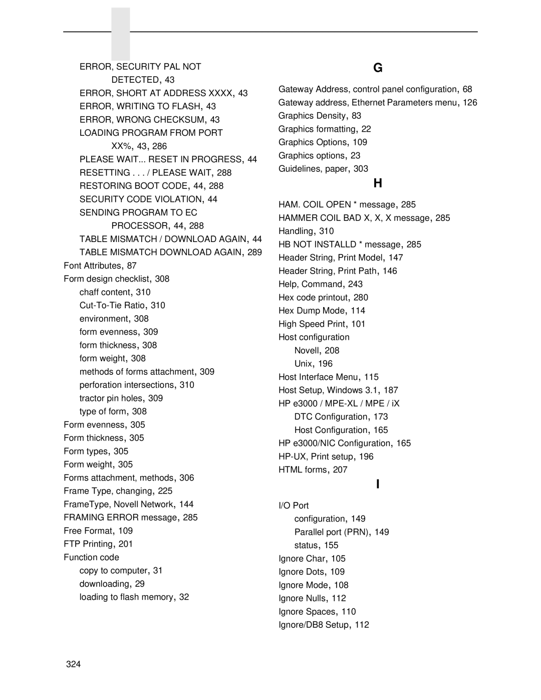 Printronix P5000LJ user manual XX%, 43 