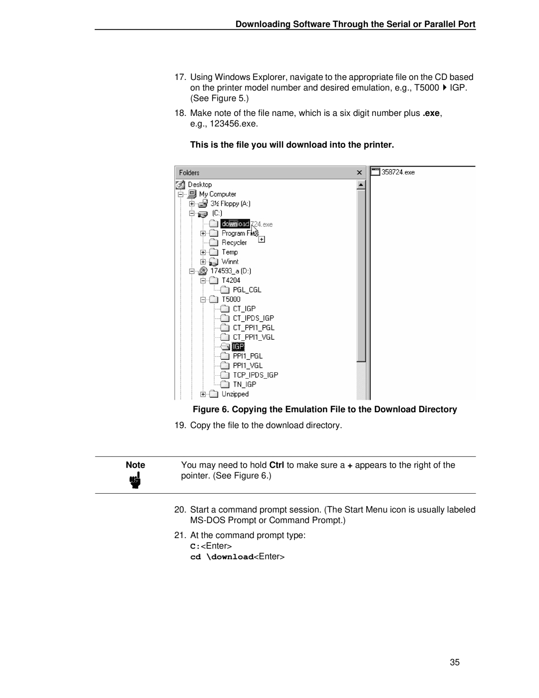 Printronix P5000LJ user manual This is the file you will download into the printer 