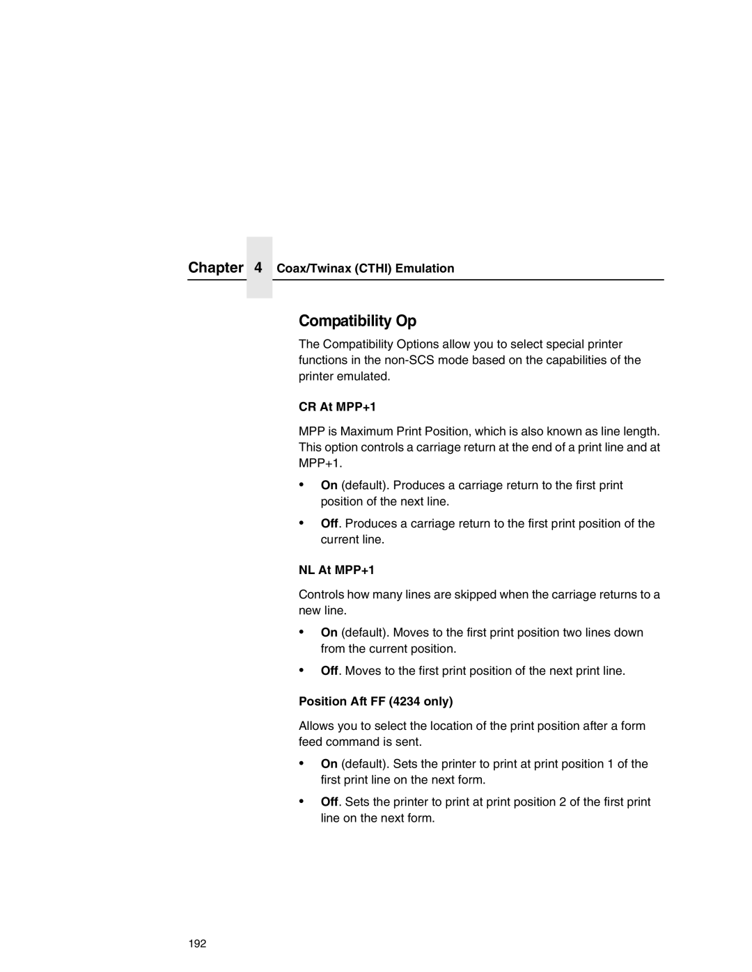 Printronix P7000 user manual 192 