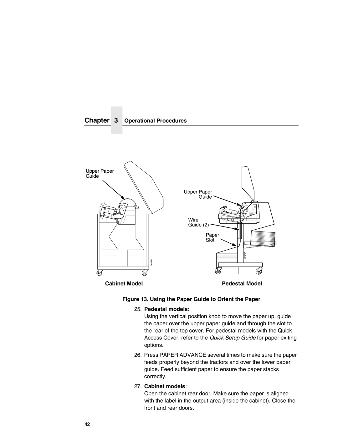 Printronix P7000 user manual Cabinet Model, Cabinet models 