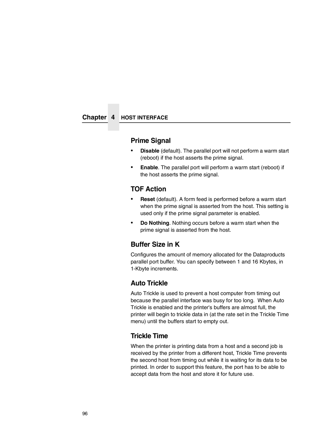 Printronix P7000 user manual Prime Signal 