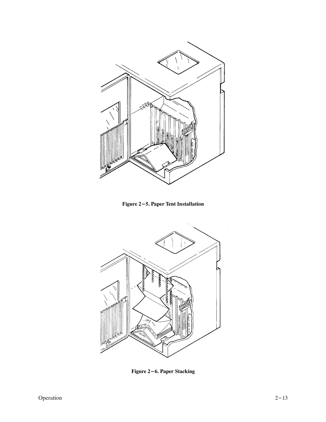 Printronix P9000 Series manual Paper Tent Installation 