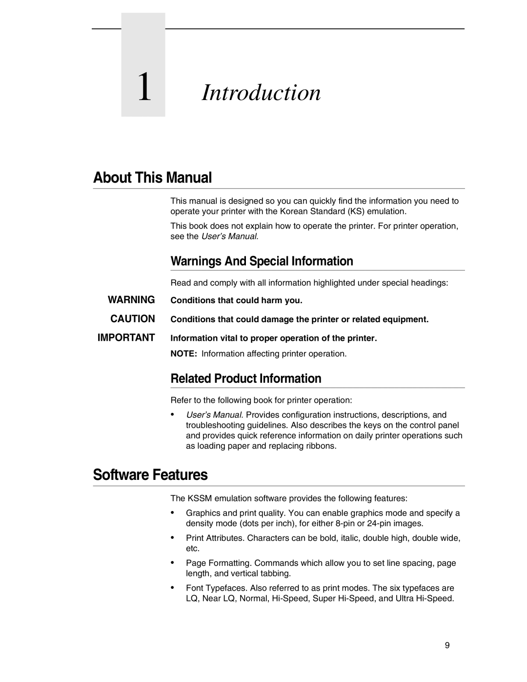 Printronix P7000 H-Series, PSA3 manual About This Manual, Software Features, Related Product Information 