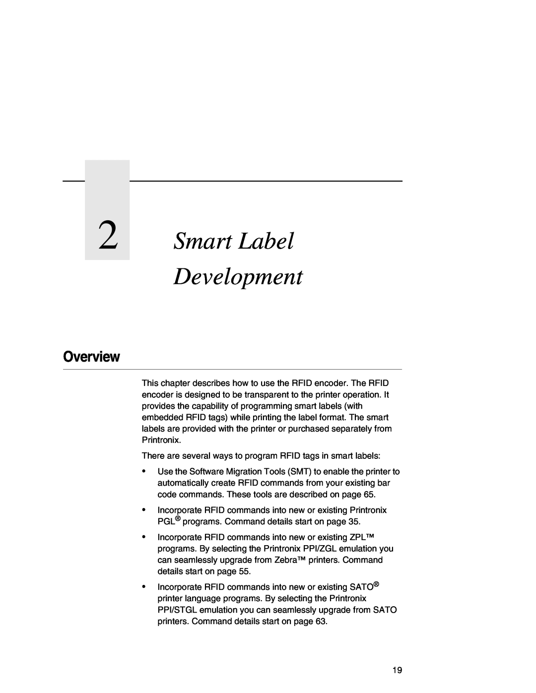 Printronix SL5000r MP manual Smart Label Development, Overview 