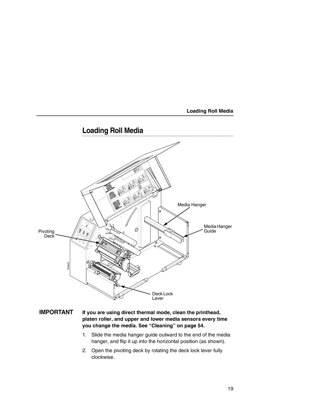 Printronix SL5000r manual Loading Roll Media 