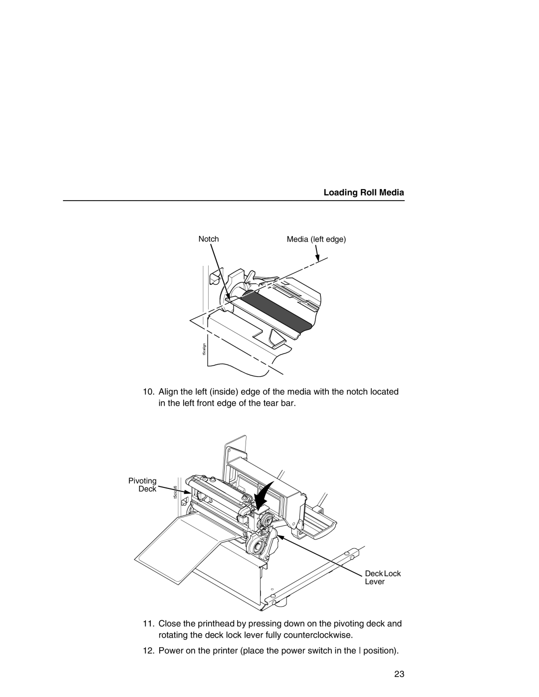 Printronix SL5000r manual Notch 