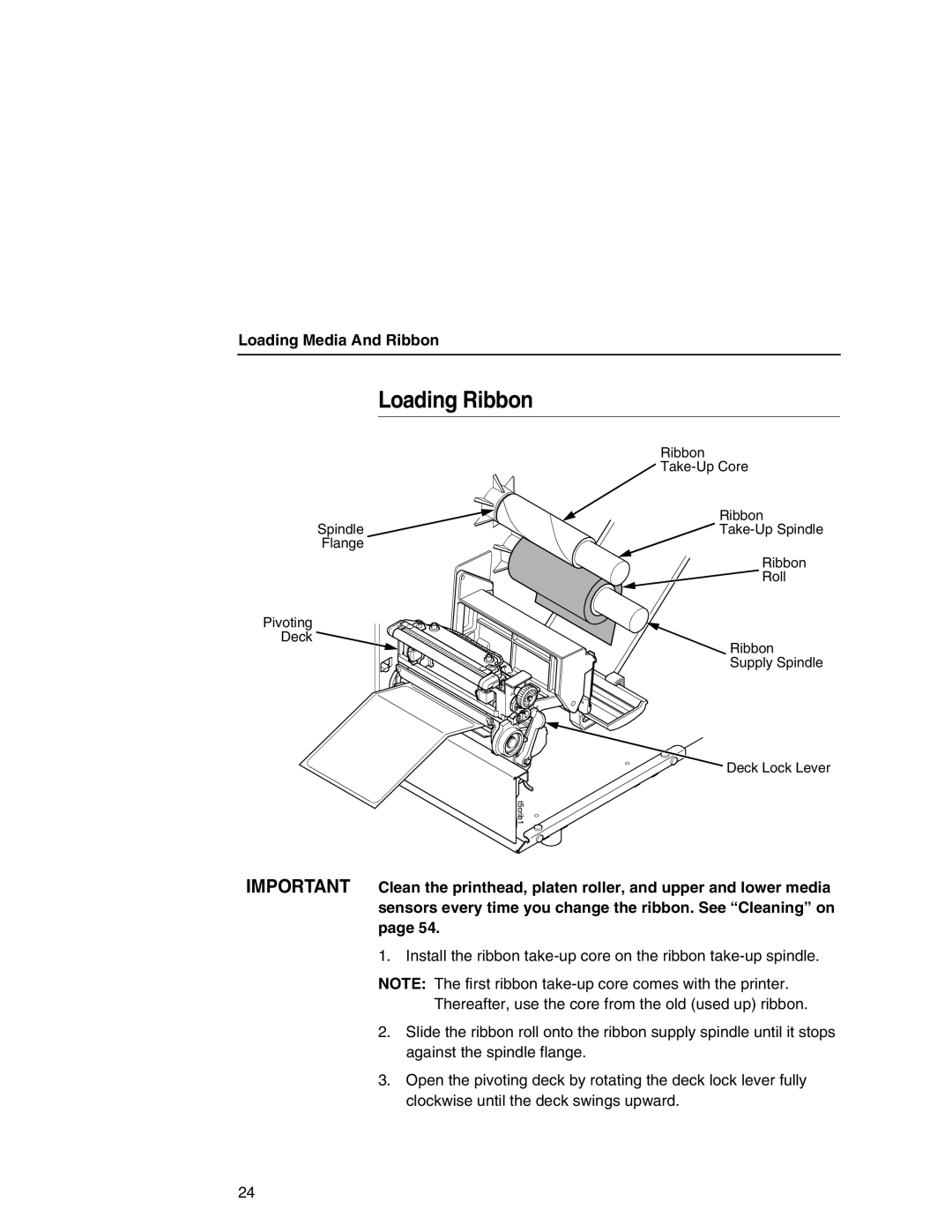 Printronix SL5000r manual Loading Ribbon 