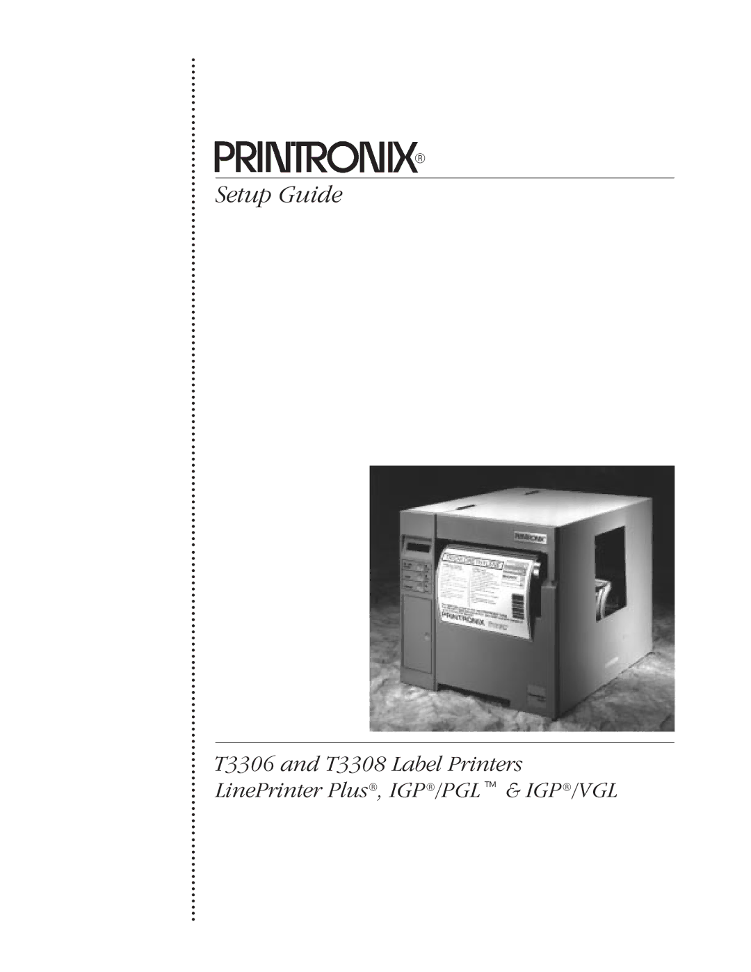 Printronix T3306, T3308 manual Irl Irl 