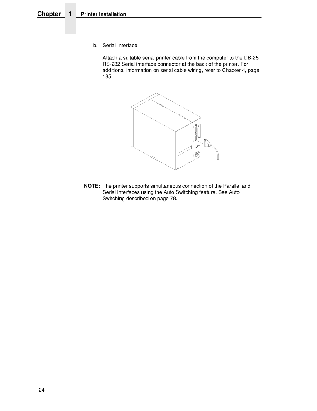 Printronix T4204 manual Printer Installation 