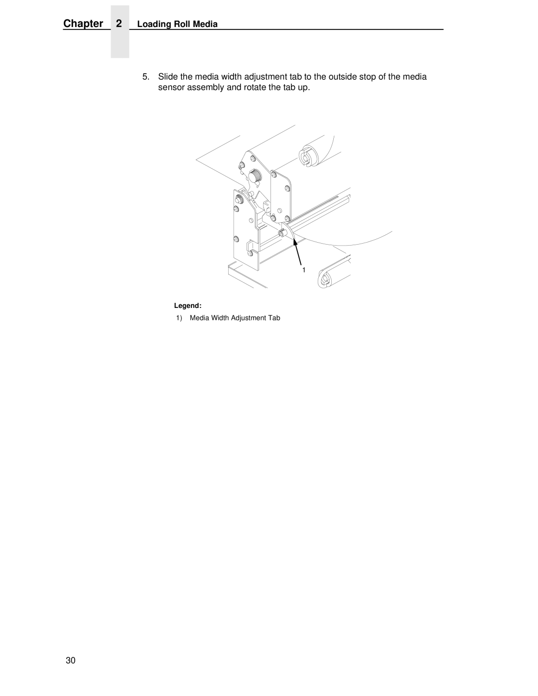 Printronix T4204 manual Loading Roll Media 