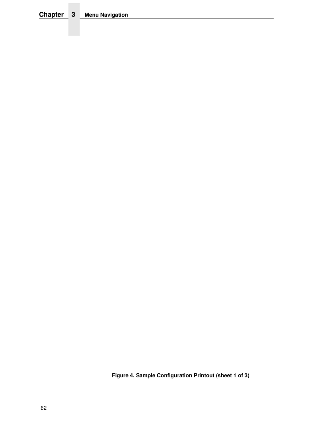 Printronix T4204 manual Sample Configuration Printout sheet 1 