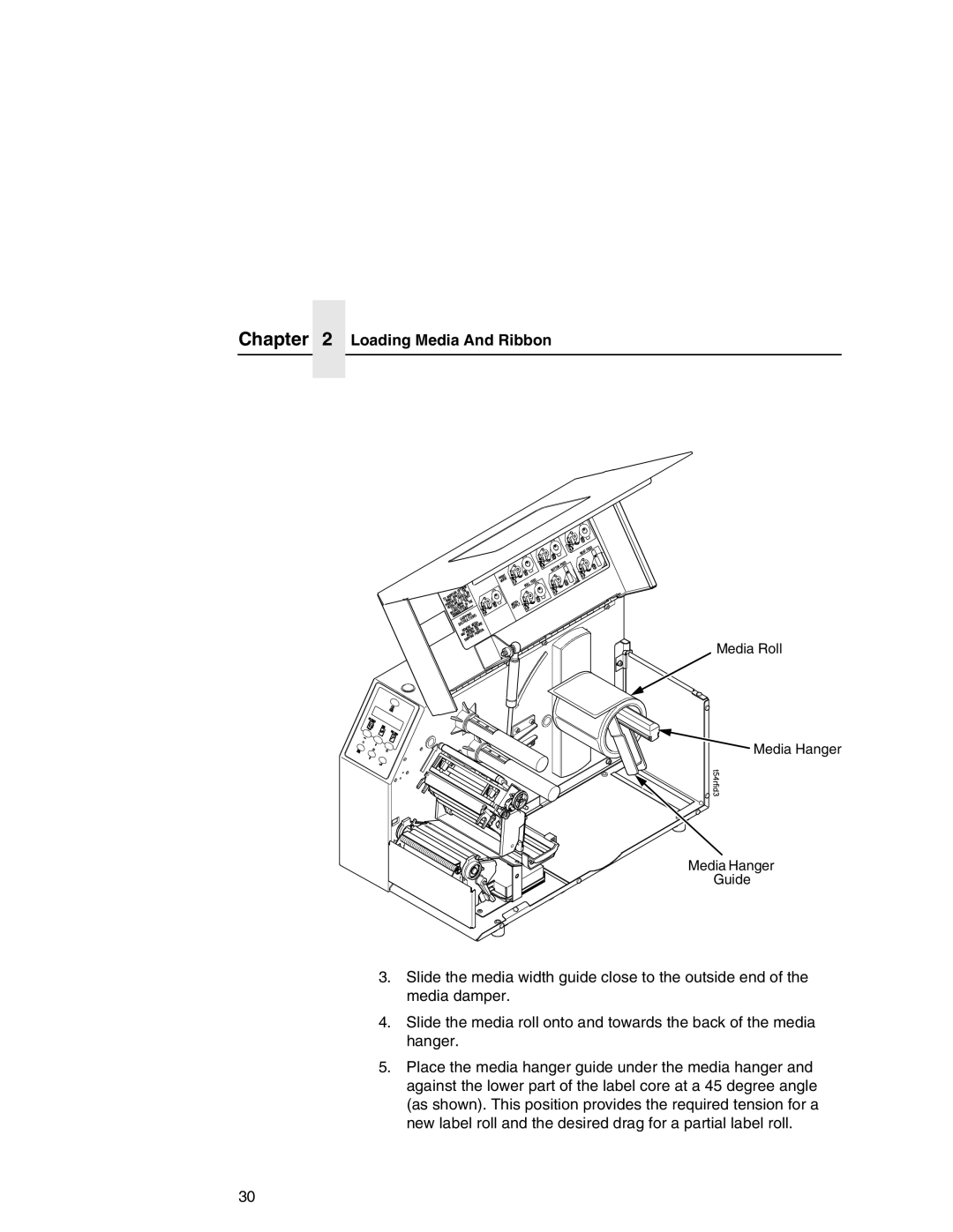 Printronix T5000 setup guide Loading Media And Ribbon 