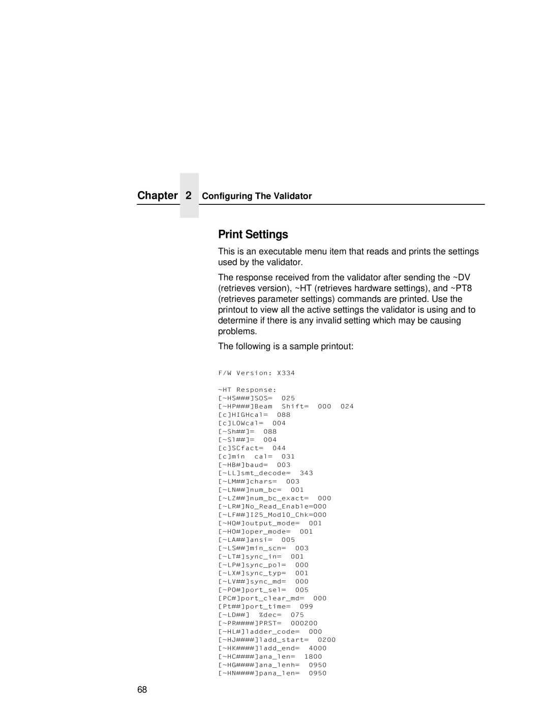 Printronix T5000R user manual 68~HLladdercode=JKCGN####anaddnalenstart=h184095000200, Print Settings 