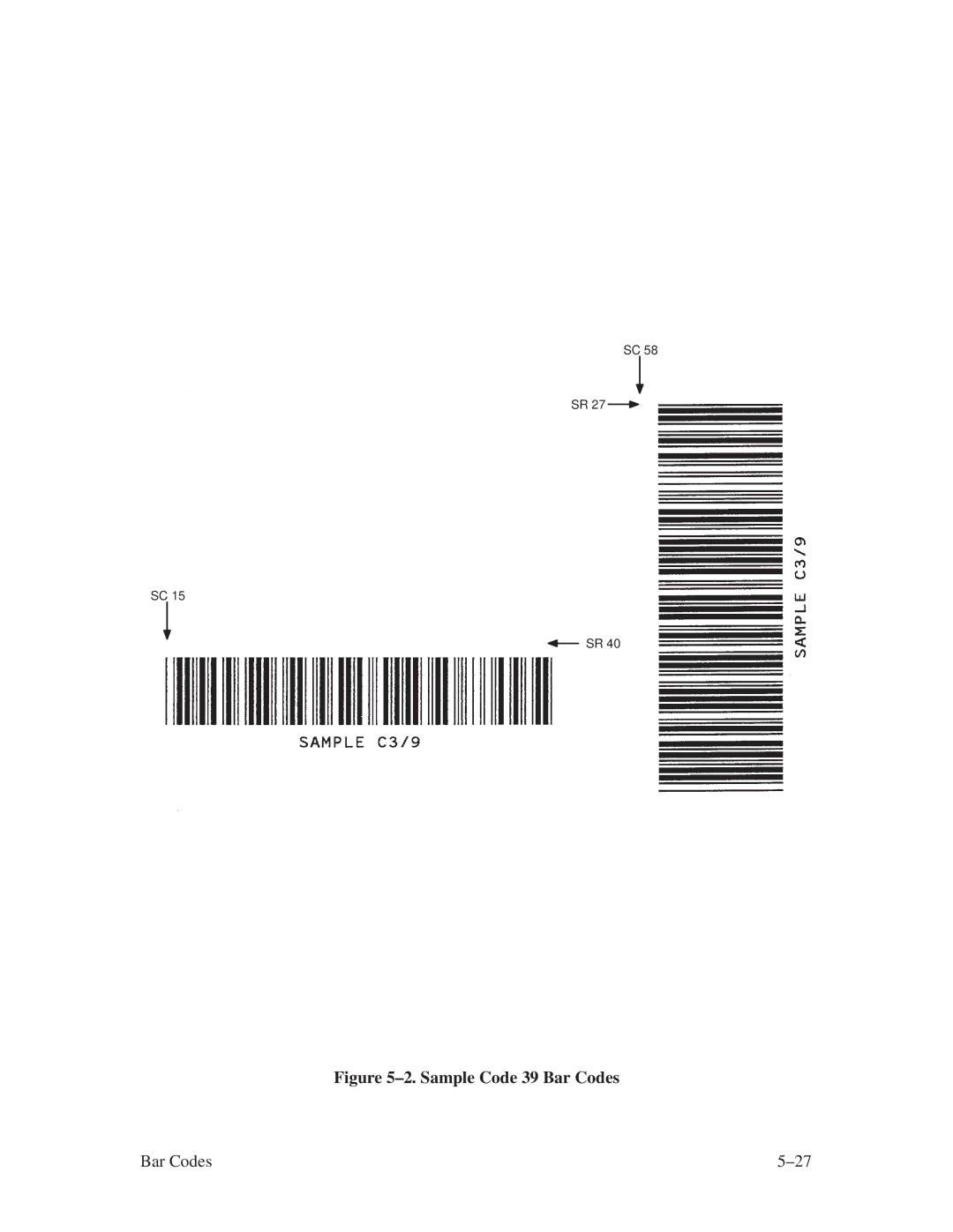 Printronix ThermaLine Series manual ±2. Sample Code 39 Bar Codes 