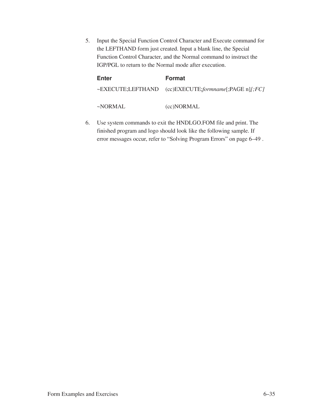 Printronix ThermaLine Series manual EnterFormat 