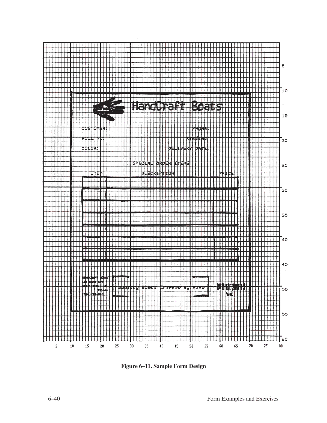 Printronix ThermaLine Series manual ±11. Sample Form Design 