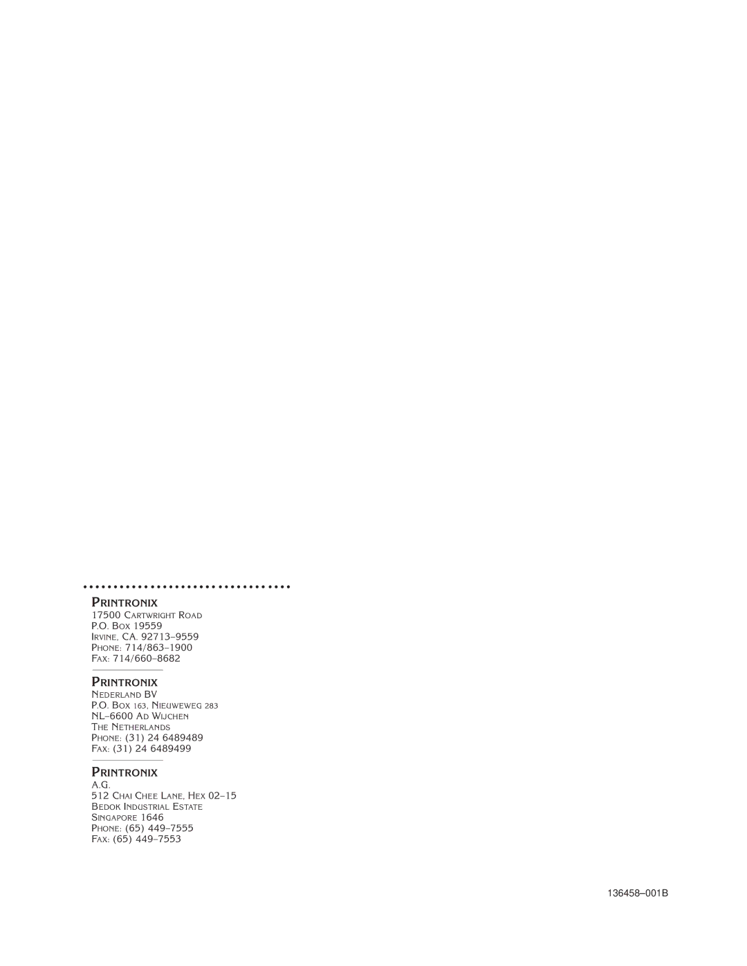 Printronix ThermaLine Series manual 6662 