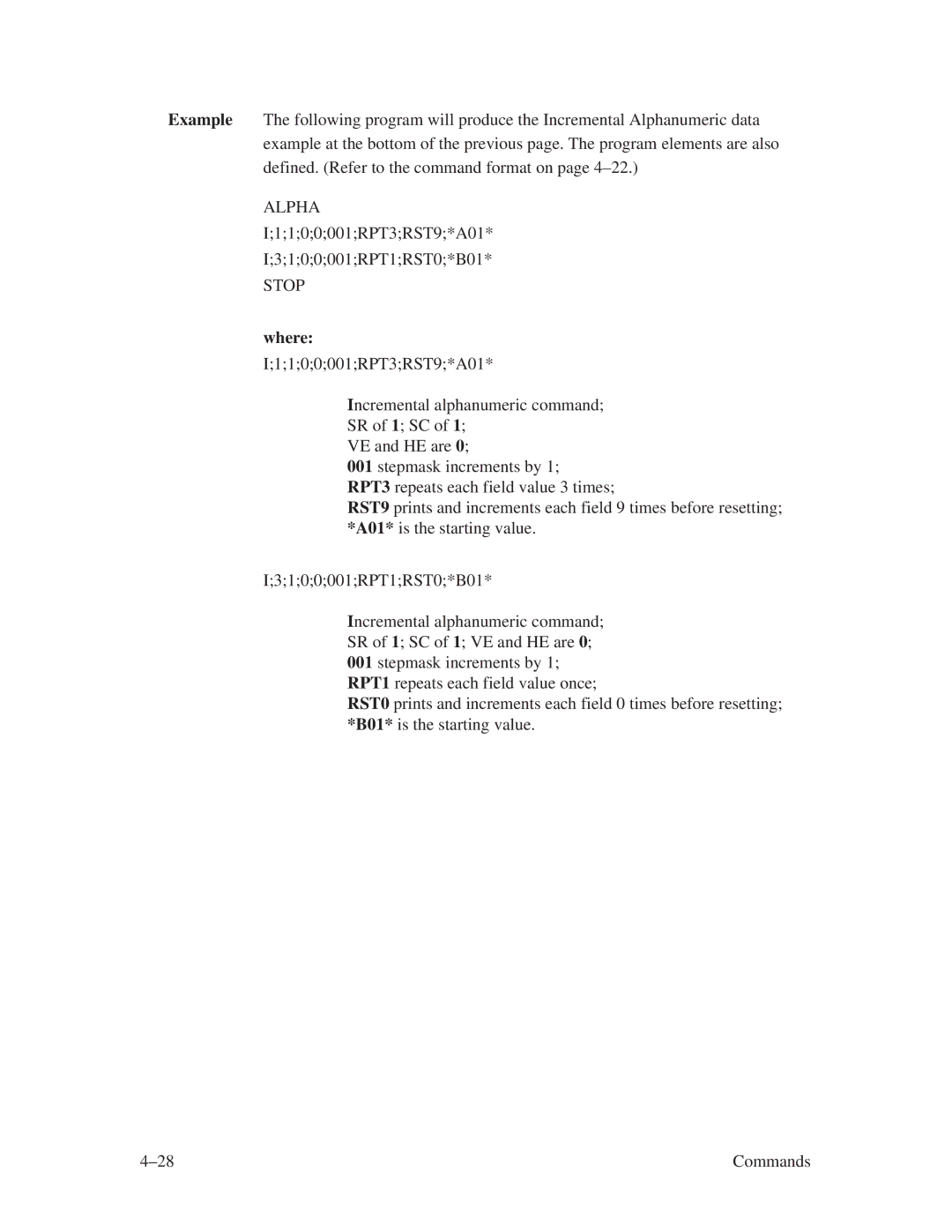 Printronix ThermaLine Series manual Alpha, Where 